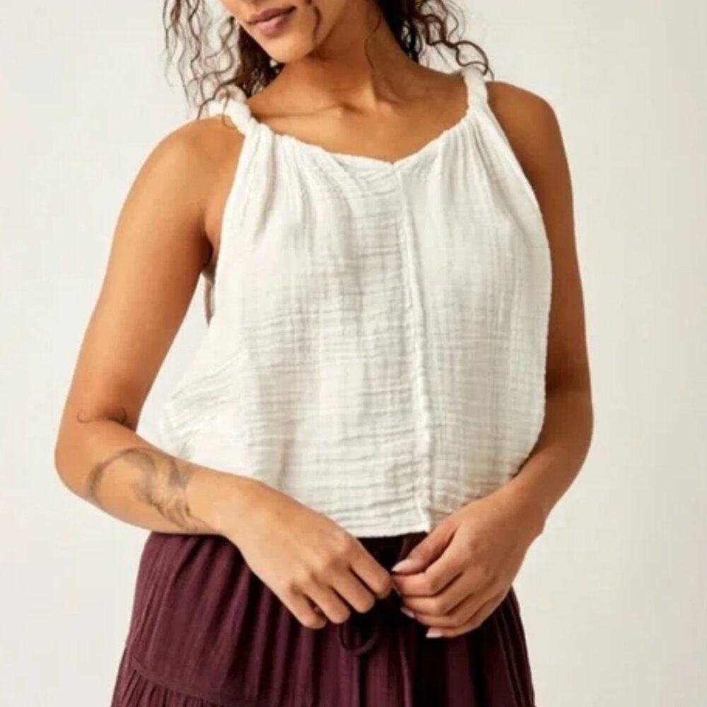 Free People Massima Top in Ivory NWT Size XS